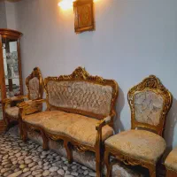 مبل سلطنتی تمام چوب راش منبت کاری شده ۹نفره|مبلمان خانگی و میز عسلی|ری, سیزده آبان|دیوار