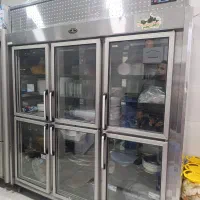 یخچال ۶در تمام استیل سالم