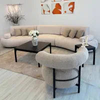 مبل با پارچه ایـرانی   و   خارجی  طراحـی بروز