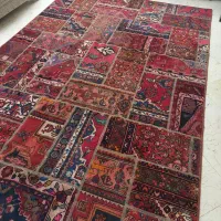 فرش دستباف چهلتکه کلاژ سوسن|فرش|تهران, ستارخان|دیوار