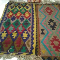 گلیم نو دستبافت با کیف جاجیم