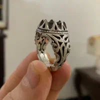 رکاب نقره ۹۲۵ و شجر معدنی قائن