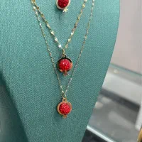 پلاک طلا انار کادویی بسیار محکم و مقاوم