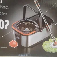 زمین شوی چرخشی سطل استیل