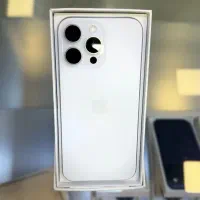 آیفون ۱۶ پرومکس ۲۵۶ CH سفید باتری۱۰۰سایکل۱۱۷رجیستر