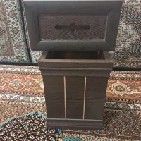 جا دستمال کاغذی و سطل آشغال