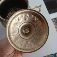 قوری و پارچ برنجی|کلکسیون اشیاء عتیقه|مشهد, شهید علی محمدی|دیوار