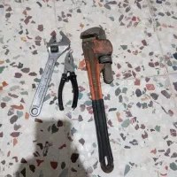 آچار فرانسه، لوله گیر و انبردست