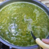 آش شعله قلمکار خانگی