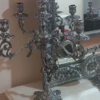 آینه وشمعدان برنز|آینه|اسکو, |دیوار