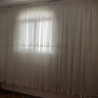 پرده حریر ساده با دوتا والن مخمر نو|پرده، رانر، رومیزی|تبریز, |دیوار