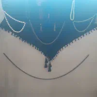 زنجیر واشری|کلکسیون اشیاء عتیقه|ابریشم, |دیوار