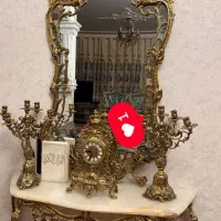 اینه شمعدان وساعت برنج