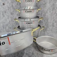 سرویس قابلمه روحی ۱۴ پارچه کاسیو|ظروف پخت‌وپز|زاهدان, |دیوار