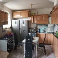 کابینت فلزی کامل آشپزخانه همراه با سینک و شیر آب