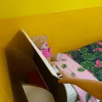 سرویس خواب نوجوان ۵ تیکه ام دی اف رنگ شده|تخت و سرویس خواب|گلستان (تهران), |دیوار