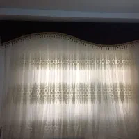 پرده ،با تاج پرده آستر زیر|پرده، رانر، رومیزی|سیرجان, |دیوار