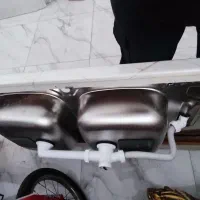 سینک وصفحه واب چکان به همراه کمد|آب‌چکان و نظم‌دهنده ظروف|تبریز, |دیوار