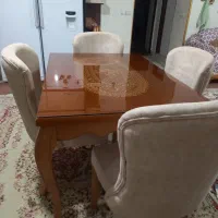 مبل ومیز ناهار خوری .|مبلمان خانگی و میز عسلی|اراک, |دیوار