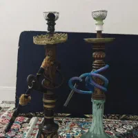 دوتا قلیون چوبی گردو