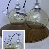 حراجی لوستر ۲ عدد شیک