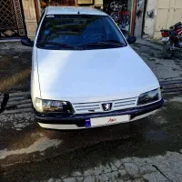 پژو آردی ای سفید دور رنگ سالم