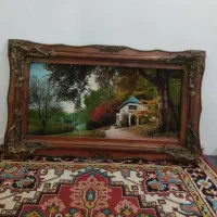 تابلو فرش ماشینی طرح منظره