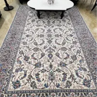 فرش دستبافت کاشان طرح افشان