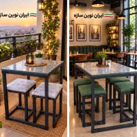میز صندلی اقتصادی ۲ و ۴ نفره میز ناهارخوری کف قیمت