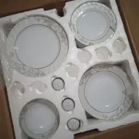 سرویس چینی ۶نفره نو|ظروف سرو و پذیرایی|محمدیه-قزوین, |دیوار