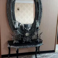 آیینه شمعدان در حد نو