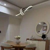 دو عدد لوستر مدرن مناسب برای جهاز