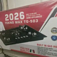 گاز رومیزی صفحه شیشه ای تکنو مکس ایتالیا ۲۰۲۶