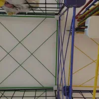 قفسه فلزی رنگی چند منظوره بادوام و محکم|کتابخانه، شلف، قفسه‌های دیواری|کرمانشاه, |دیوار