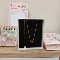 گردنبند آبکاری طلای آلمانی رنگ ثابت