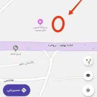 زمین ۱۴۰ متری بر خیابان شاطر آباد