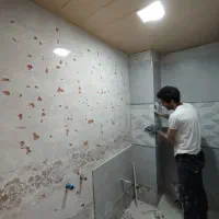 کاشی کاری چسبی وملاتی سرامیک کاری ،کاشیکاری،تخریب|خدمات پیشه و مهارت|تبریز, |دیوار