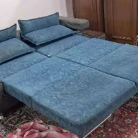 مبل تختخواب شو دونفره|تخت و سرویس خواب|قم, شهید رجایی|دیوار