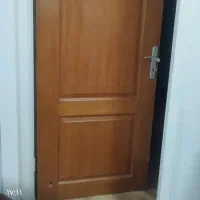 فروش ۵ لنگه درب تمام چوب با قفل و دستگیره