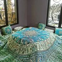 لحافکرسی شاندیز سنتی ماشیندوز قواره بزرگ