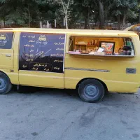 ون کافه.کافه سیار.تویوتا هایس.فود تراک