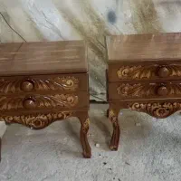 سرویس خواب سلطنتی با کنده کاری دست دونفره بدون کفی|تخت و سرویس خواب|تهران, شهرک گلها (تهرانسر)|دیوار
