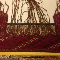 قالیچه دست بافت پشمی آویز ترکمنی