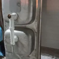 فروش یک عدد سینک دوقلو البرز استیل