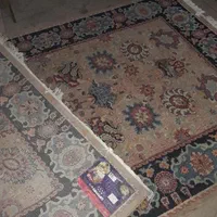 فرش تمام‌کرکی،پشتی‌پشم‌وابریشم، فرش مارکار۶متری|فرش|قم, نیروگاه|دیوار