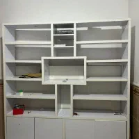 بوفه جادار جنسه چوب دوبل طاقچه ای ام دی اف دوبل