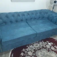 مبل هشت نفره چستر همرا با میز غذا خوری ۶  نفره