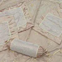 روتختی دونفره ساتن حریر کارشده