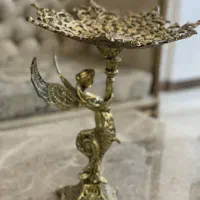 ظرف شیرینی خوری پذیرایی طلایی طرح فرشته|ظروف سرو و پذیرایی|مشهد, خواجه ربیع|دیوار