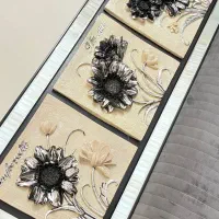 تابلو دکوراتیو گل برجسته